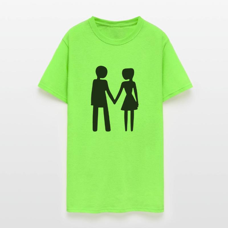 A person holding hands with another person.