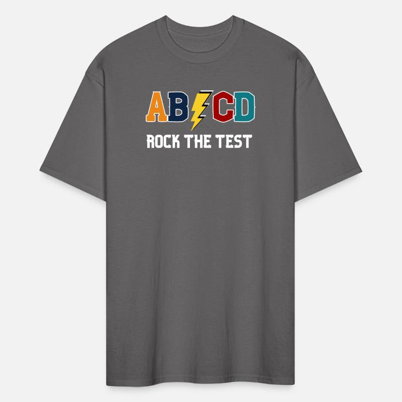 ABCD Rock The Test Funny Metal Teacher Student