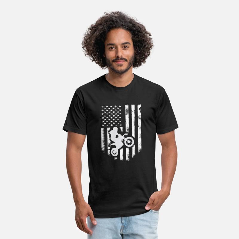 American Flag Motorcross Cool Dirt Bike Gift