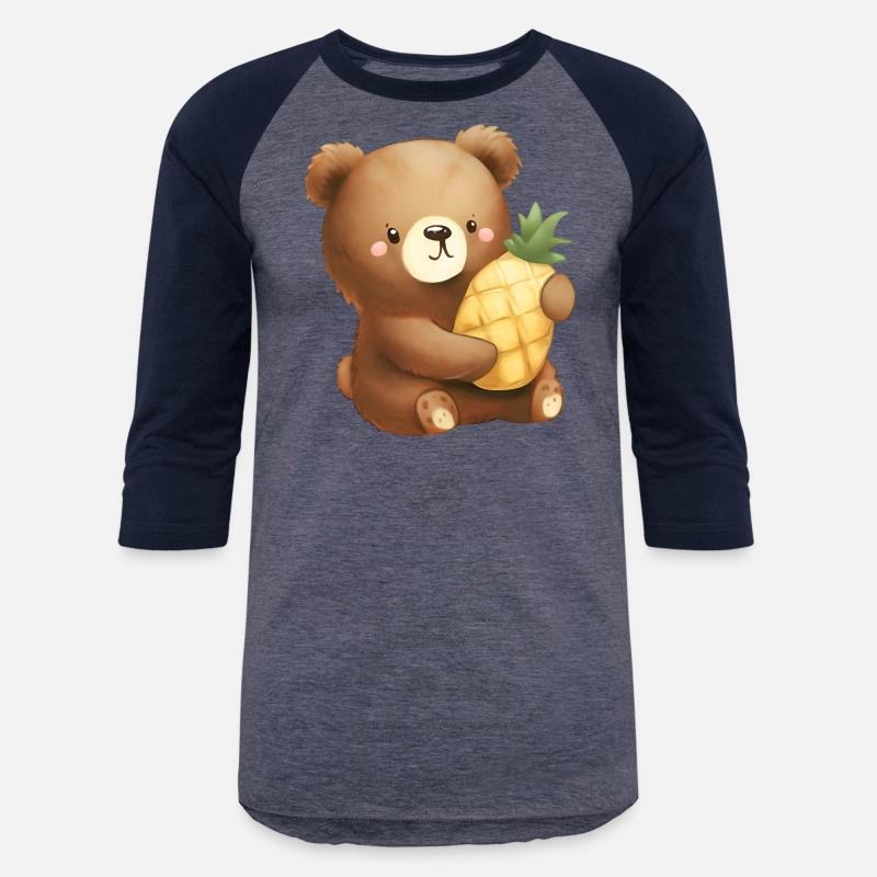 Bear loves pineapple