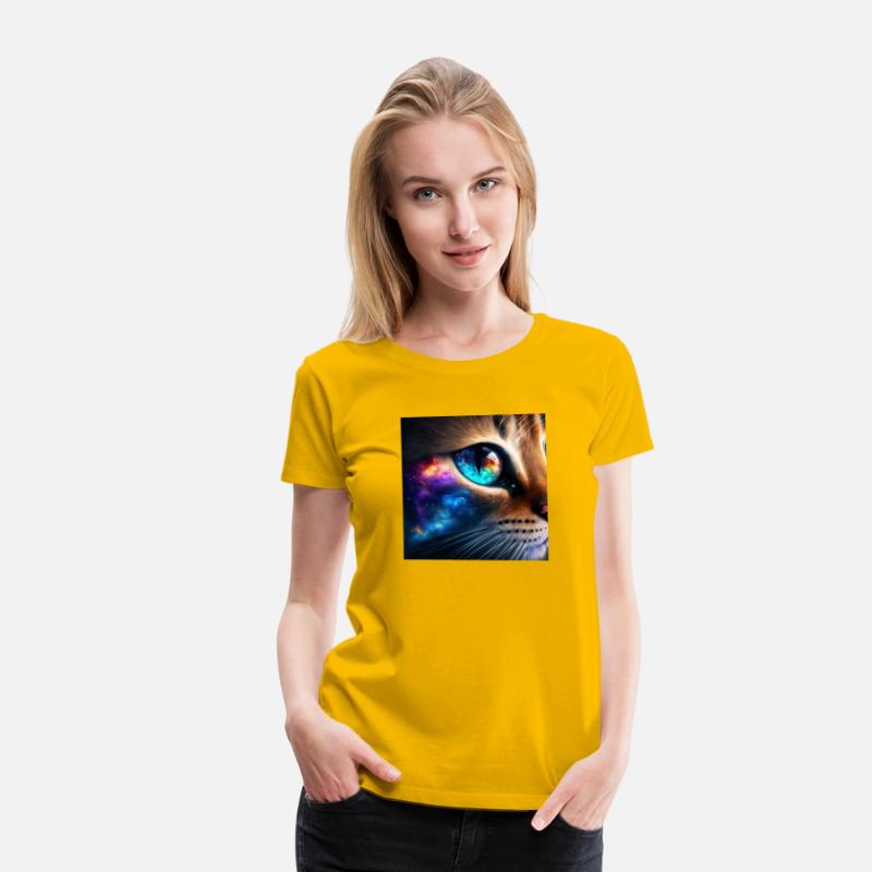 Cats Eyes Colorful in Space Reflections