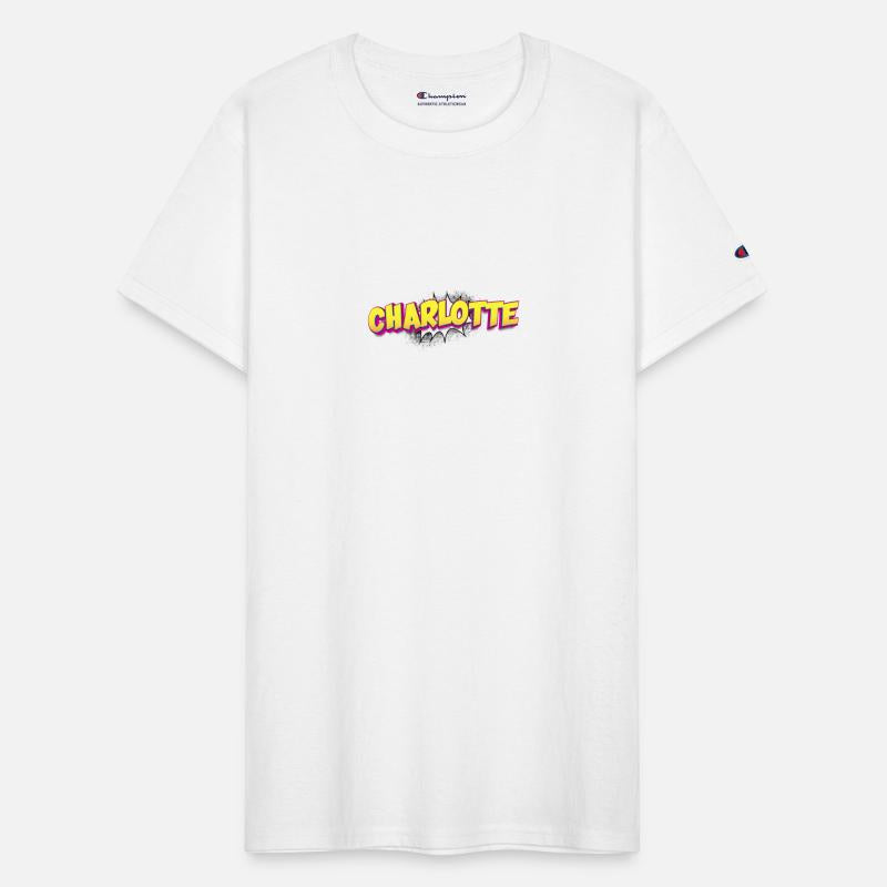 Charlotte Custom Name Comic Book Style Pop Art,