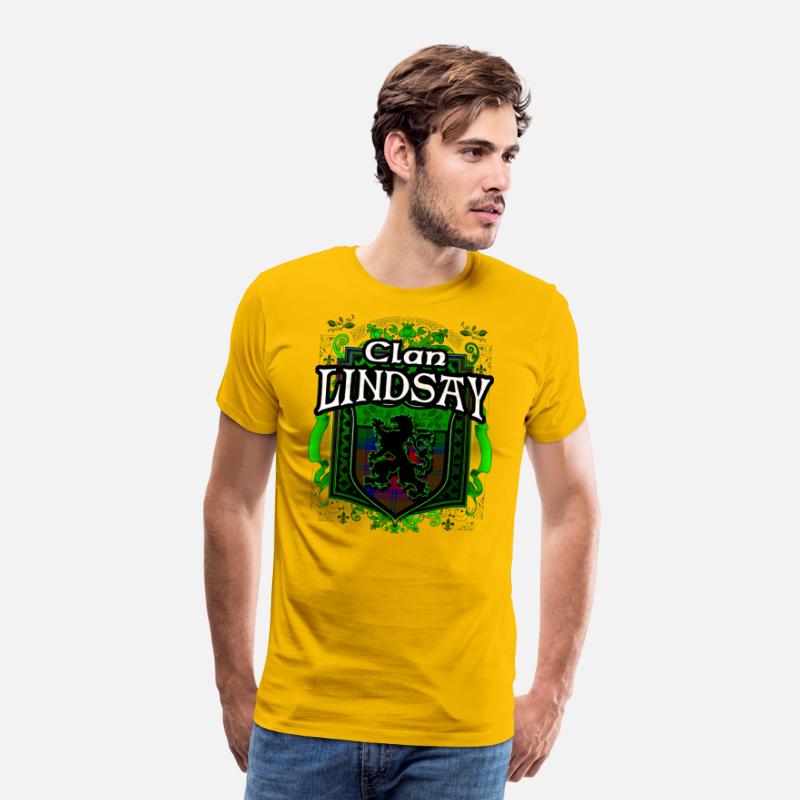 Clan Lindsay Tartan Rampant Lion Celtic