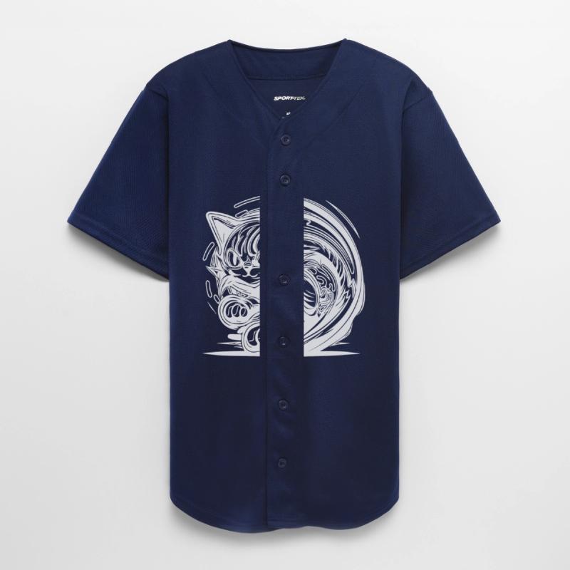 Clumsy Wild House Cat In Tattoo Style