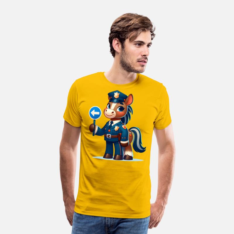 Cute Horse Police Officer