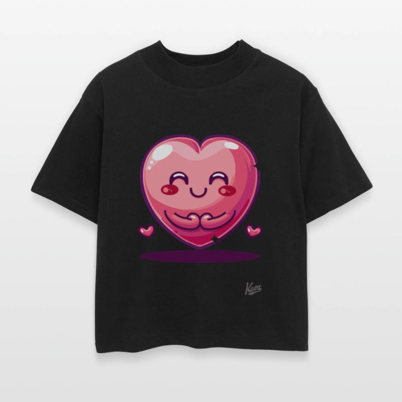 Cute Smiling Heart with Tiny Hands