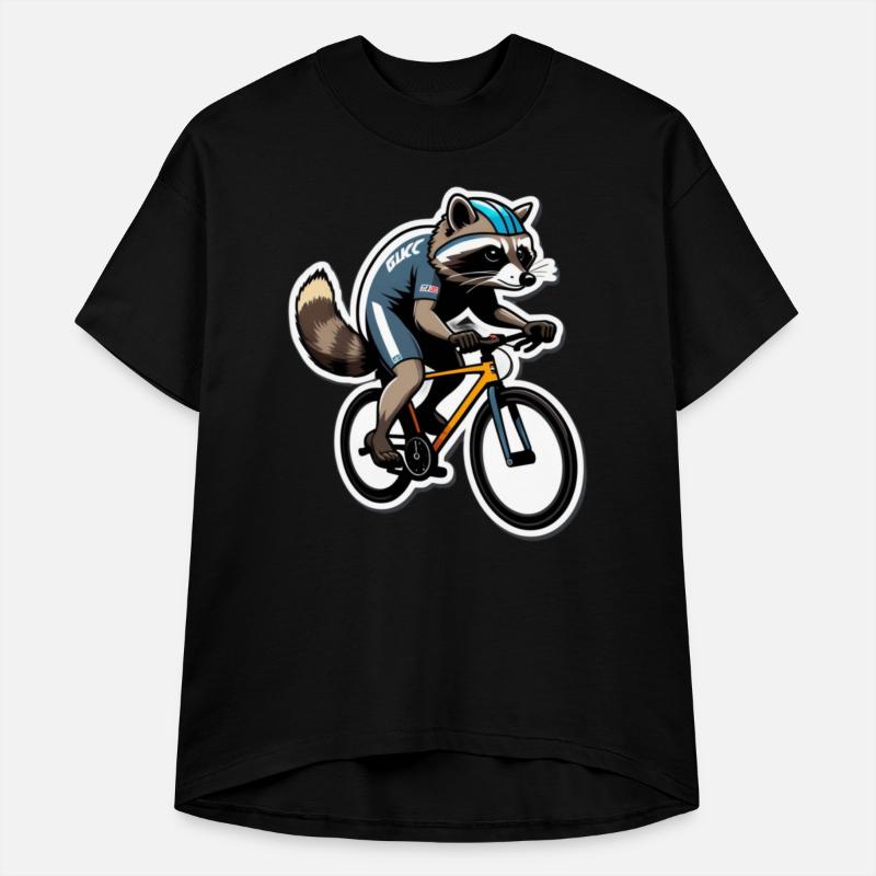 Determined Raccoon: Racing Bike Speedster
