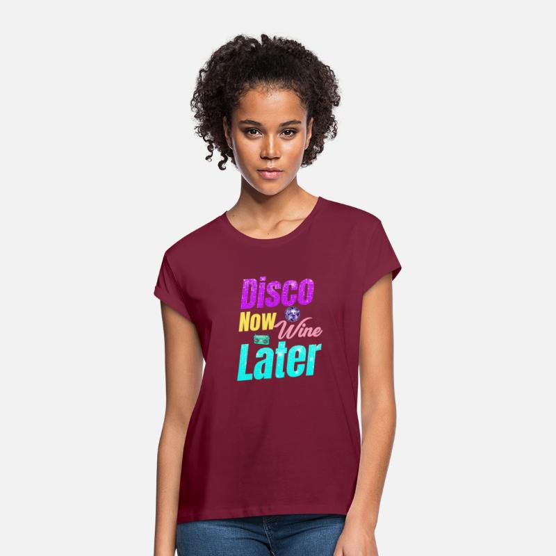 Disco Now Wine Later Classic Groovy Vintage