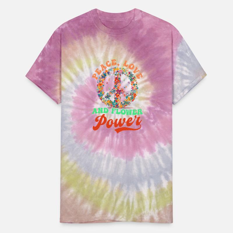 Floral Peace Symbol Peace Love Flower Power