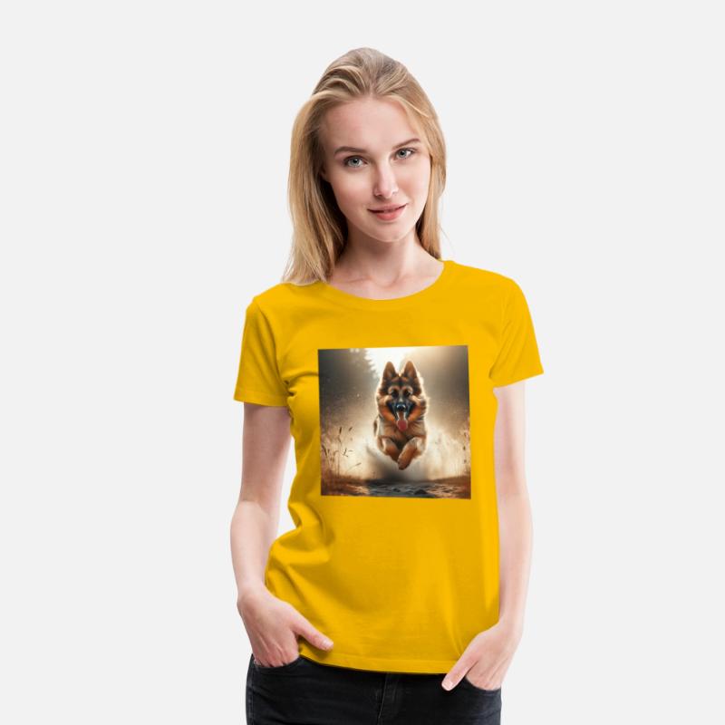 German Shepard Runnning