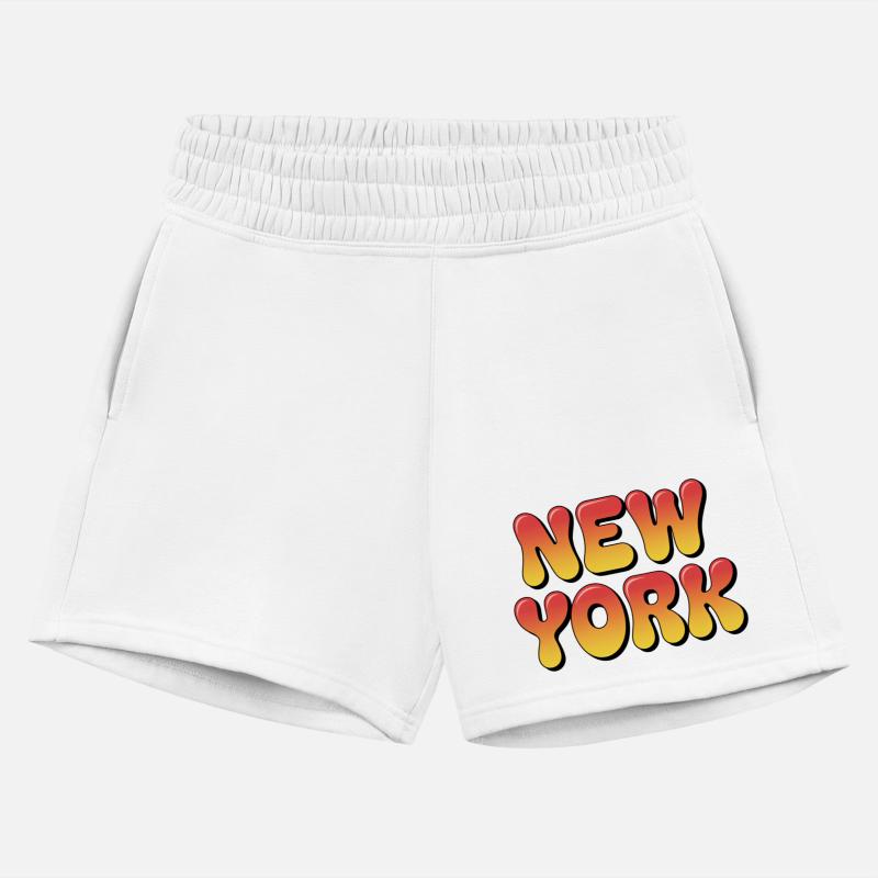 Gradient "New York" Drip Typography Design