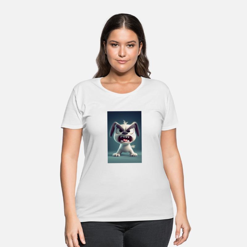 Grumpy Cartoon Dog Rage Mode