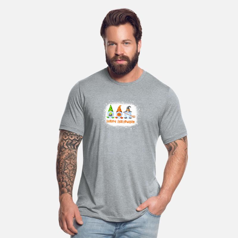 Halloween Gnomes Bleached Autumn Pumpkin Fall