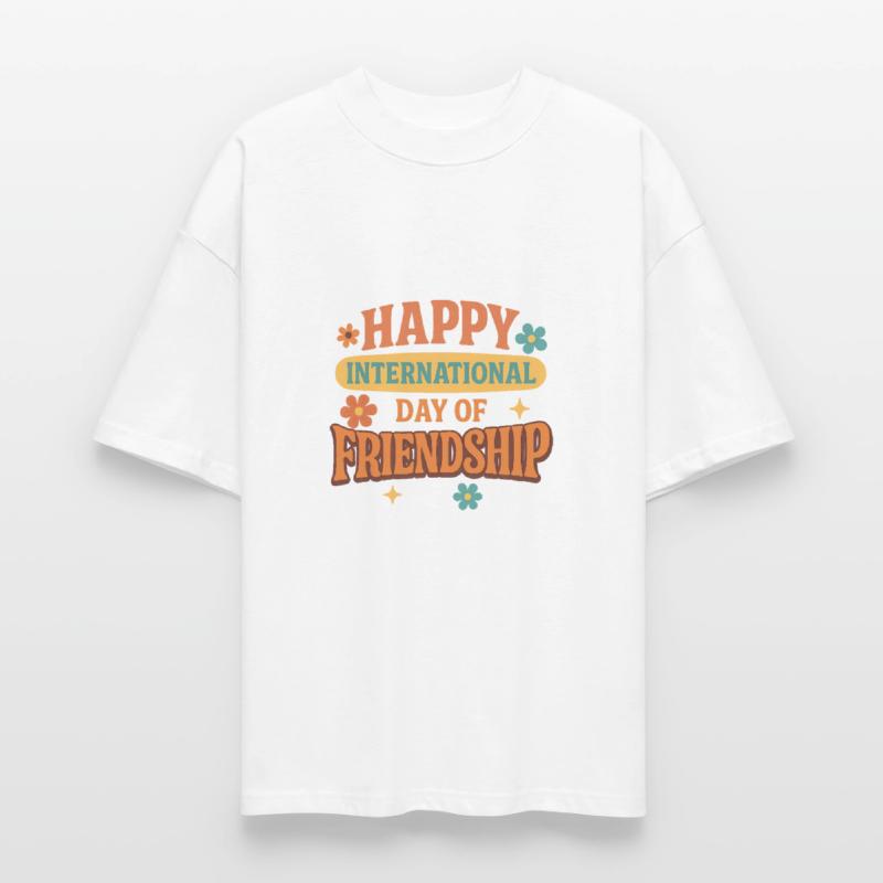 Happy International Day of Friendship Retro Design