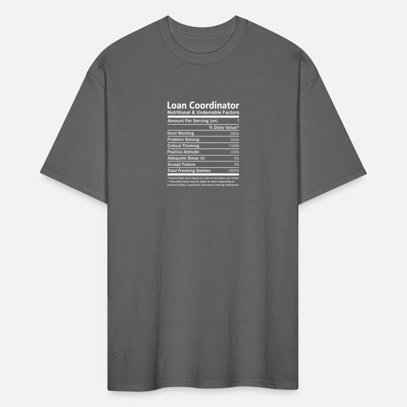 Loan Coordinator T Shirt - Nutritional And Undenia