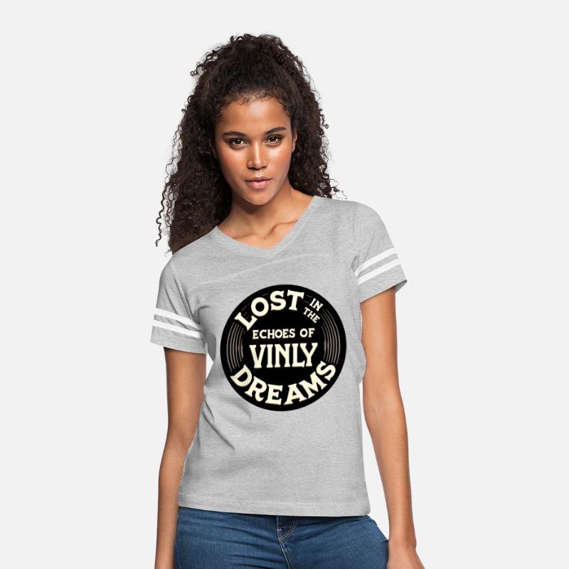 Lost in the Echoes of Vinyl Dreams T-shirt