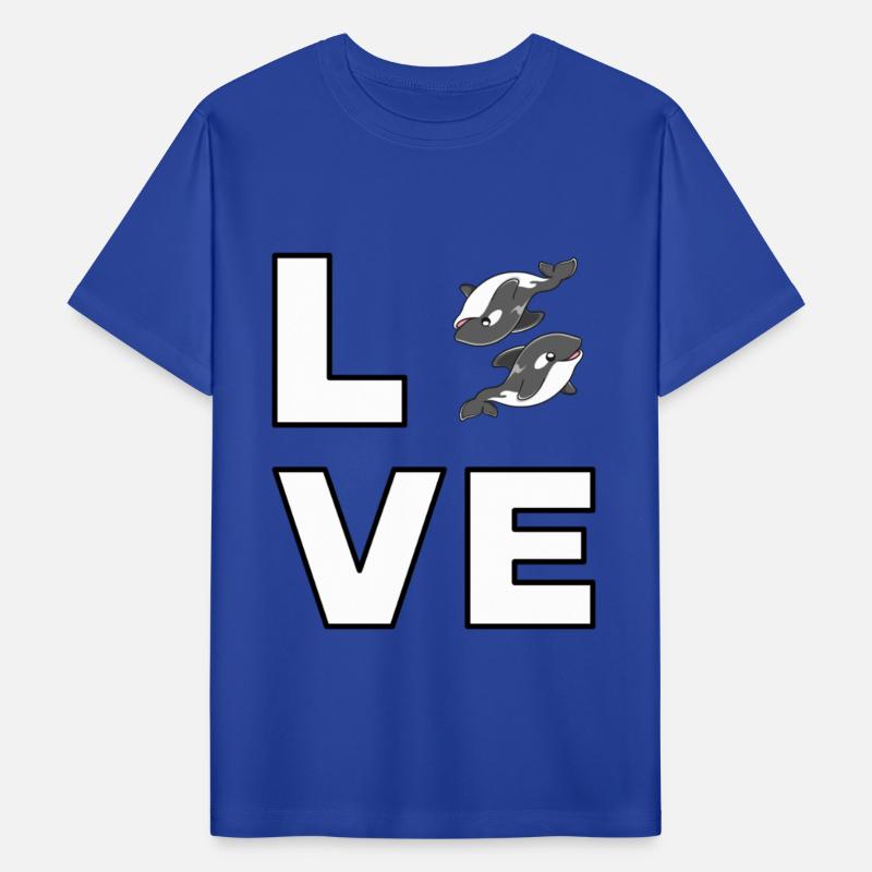 Love Orca Lover Killer Kids Boys Girls Men Women
