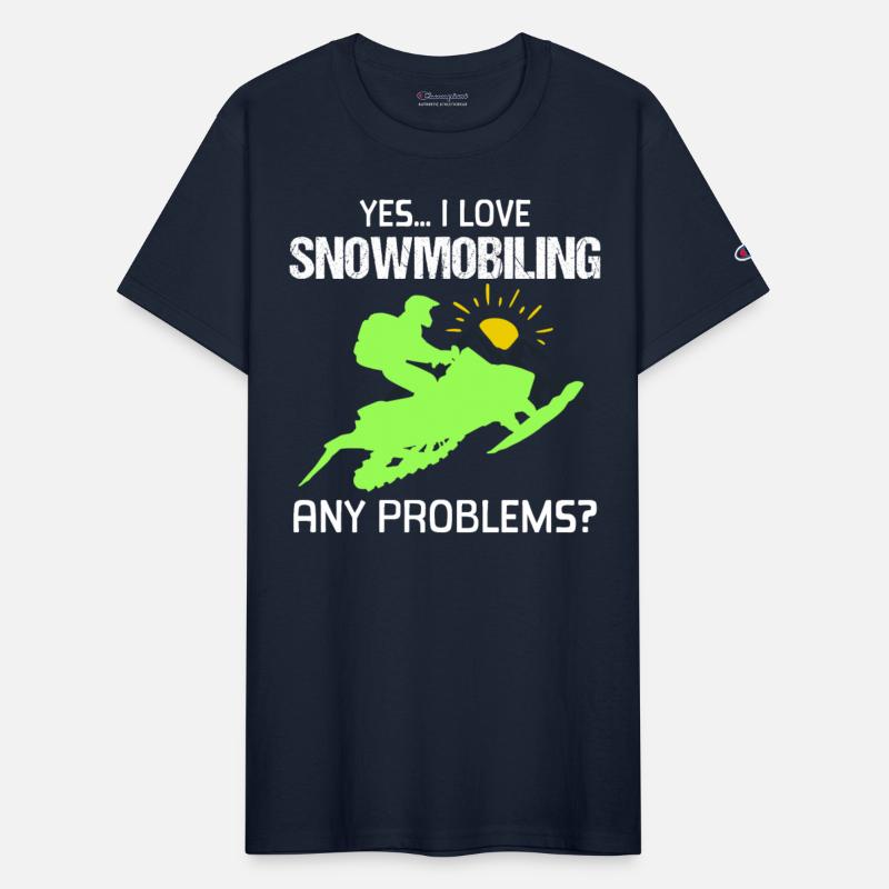 Love Snowmobiling Winter Snowmobile Ride