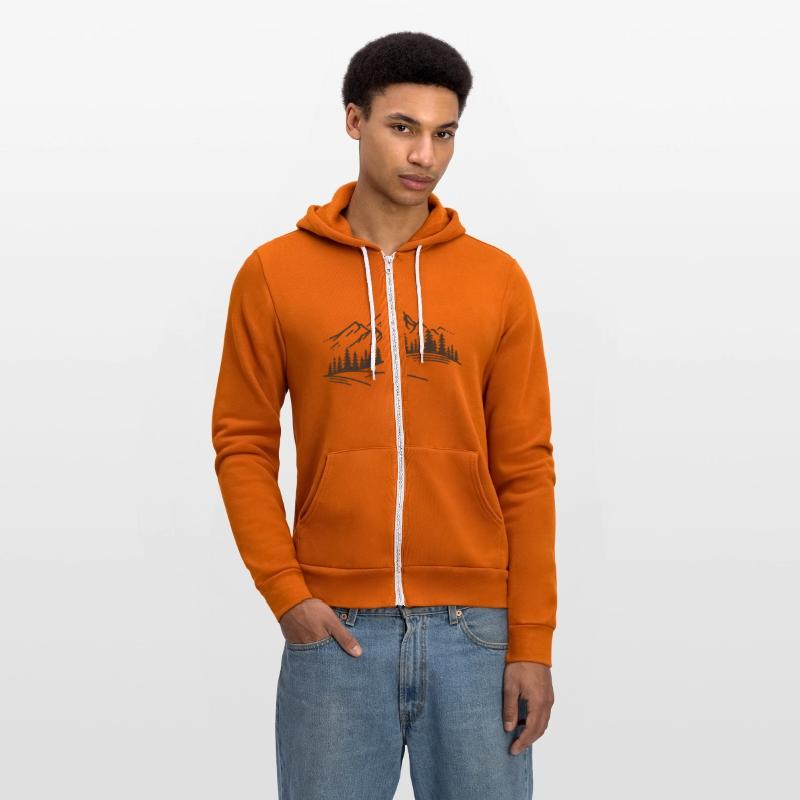 minimalist Mountain View, illustration