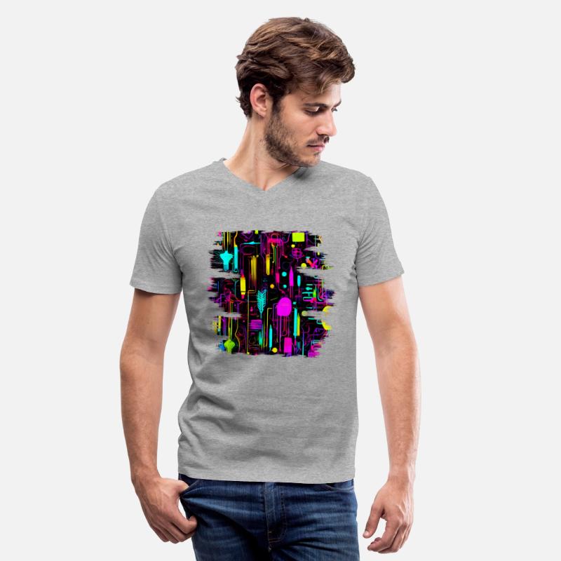 Neon Vintage Glow UV Style