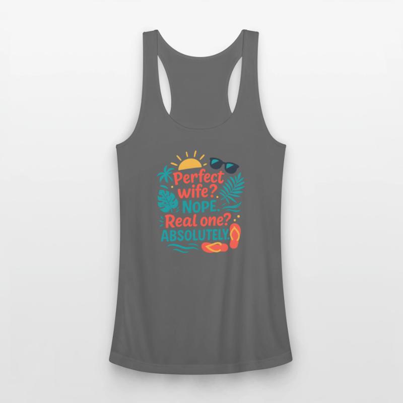 Real Wife Summer Vibes Funny Confident Quote Tee