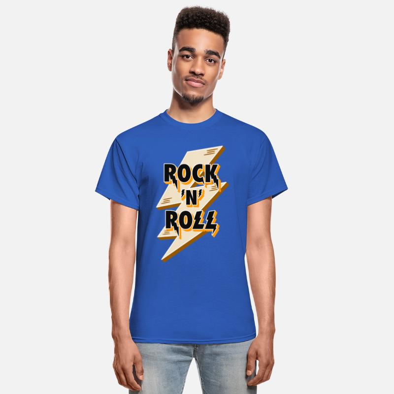 Rock'N'Roll Sign With Lightning Bolt