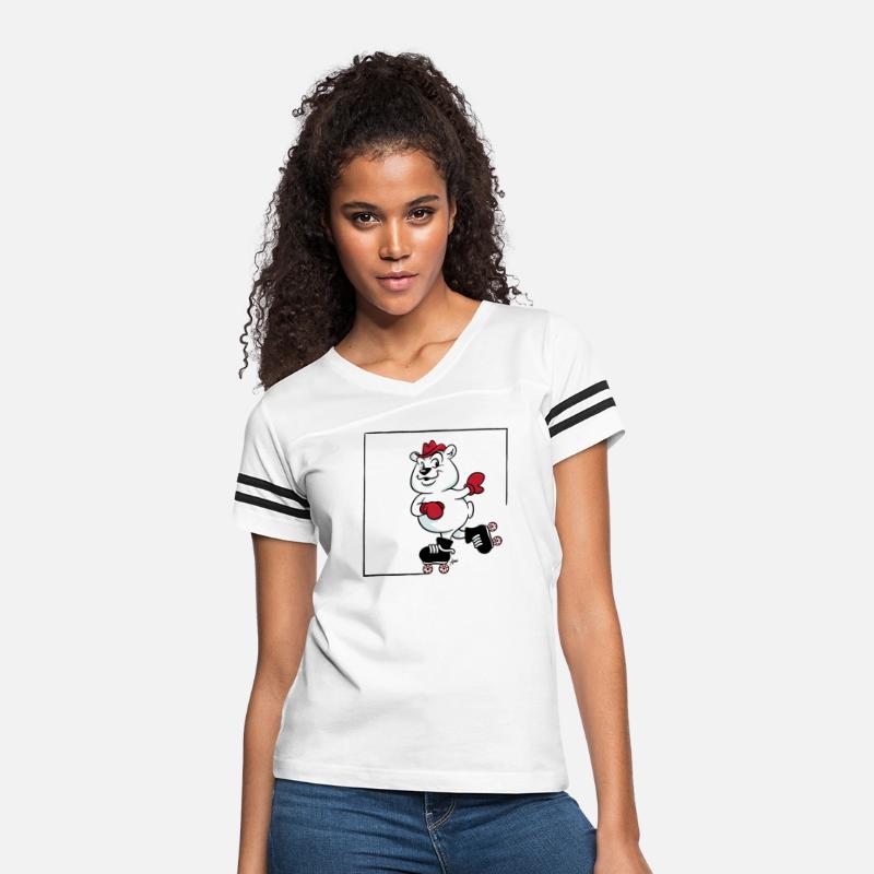 Roller Polar Holiday Cartoon