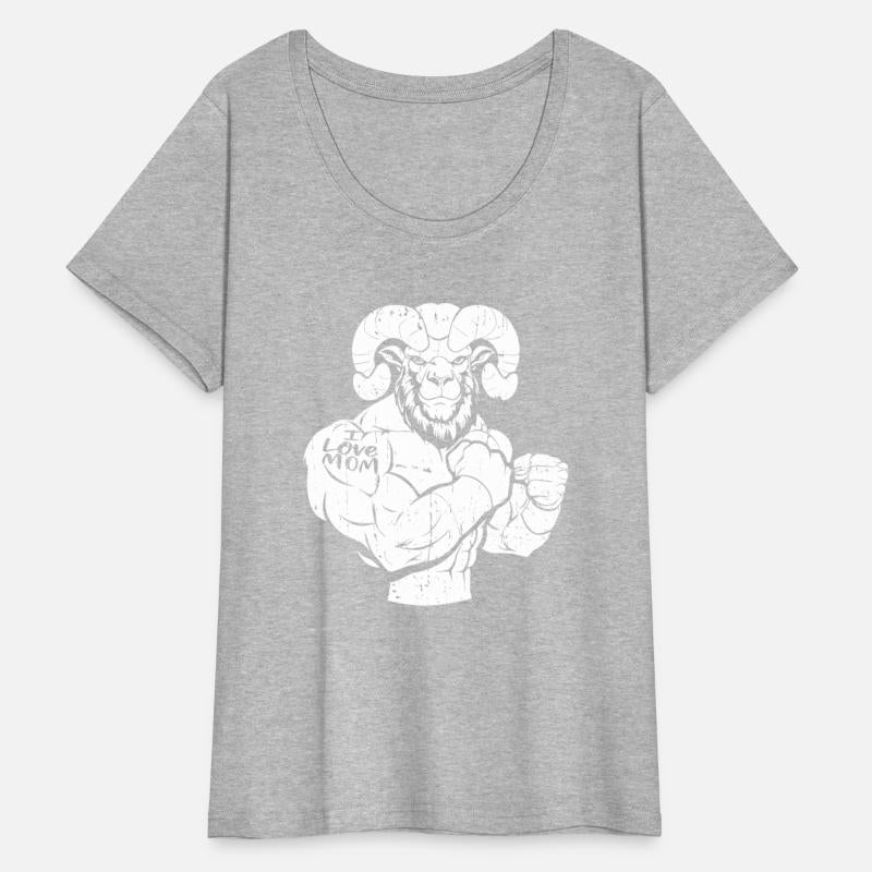 Sheep Biceps Tattoo I Love Mom