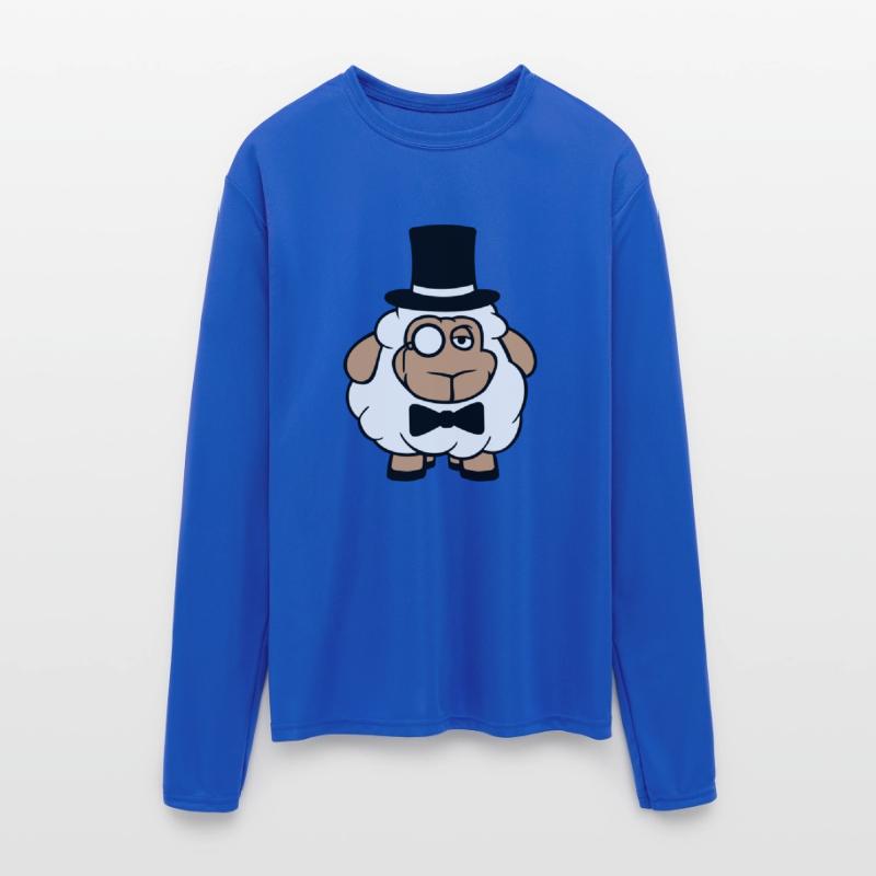 Sheep Mr. Gentleman Top Hat Monocle Glasses Rich