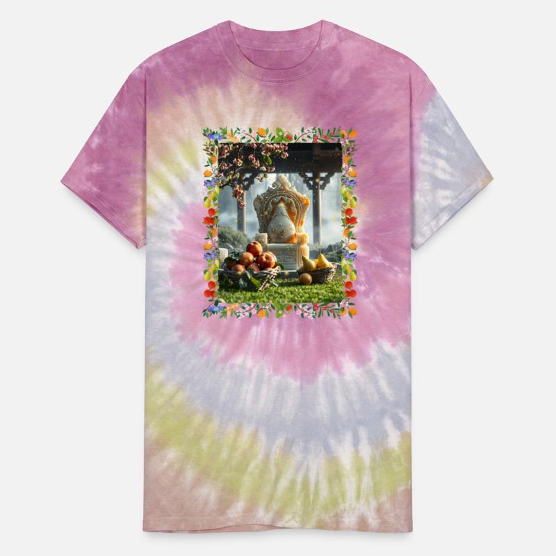 Sparkly Ivory Pear Throne and Fruit Baskets