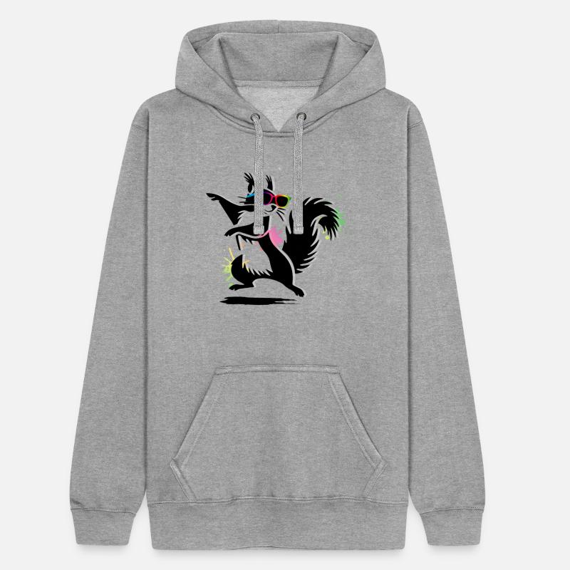 Stylish Squirrel with Sunglasses Stencil