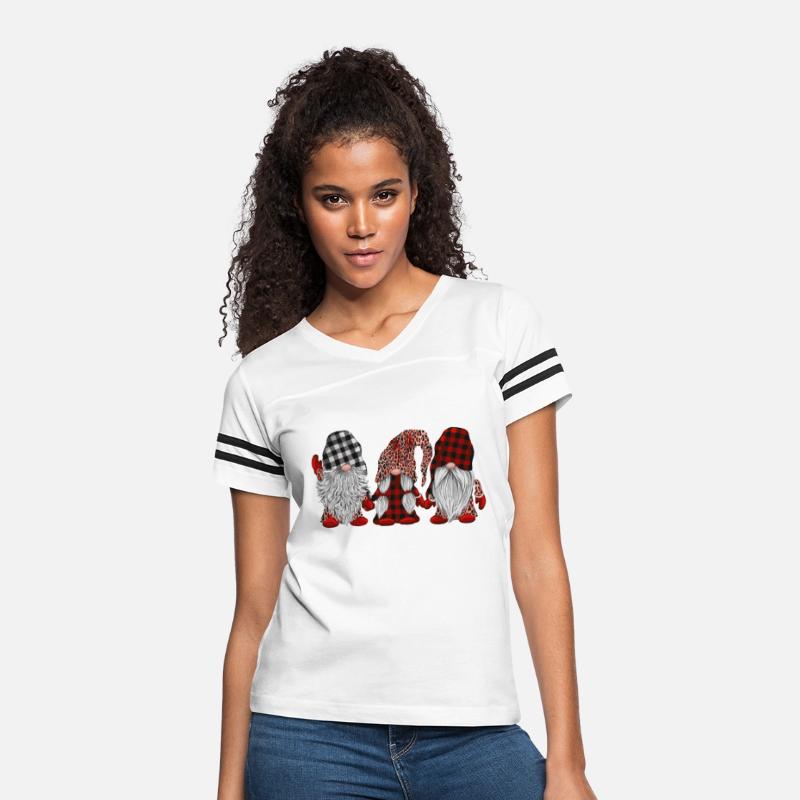 Three Gnomes In Leopard Printed Buffalo Plaid Chri