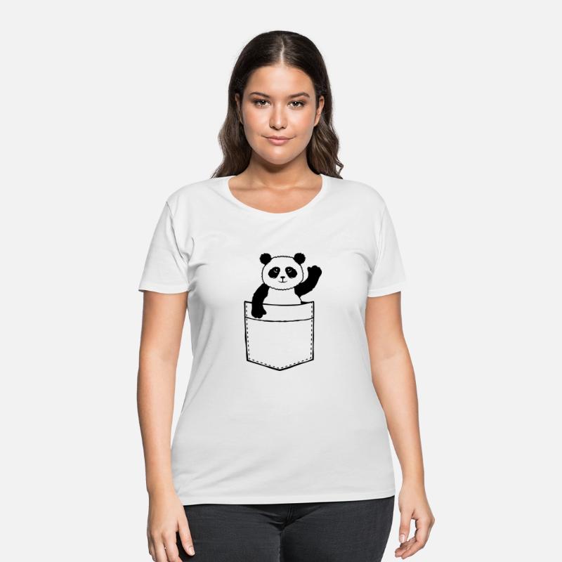 Travel Chest Bag Panda Bear Waving Friendly