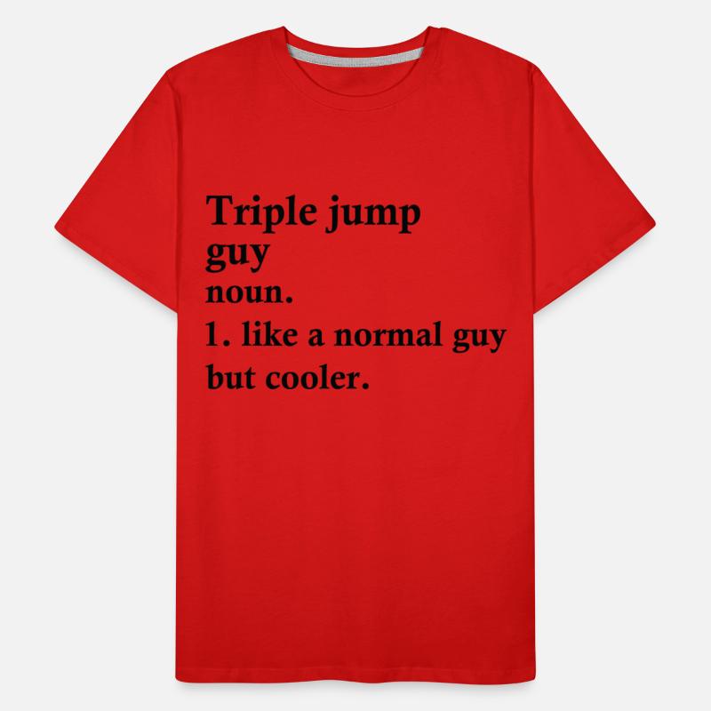 Triple Jump Guy Funny Athlete Definition