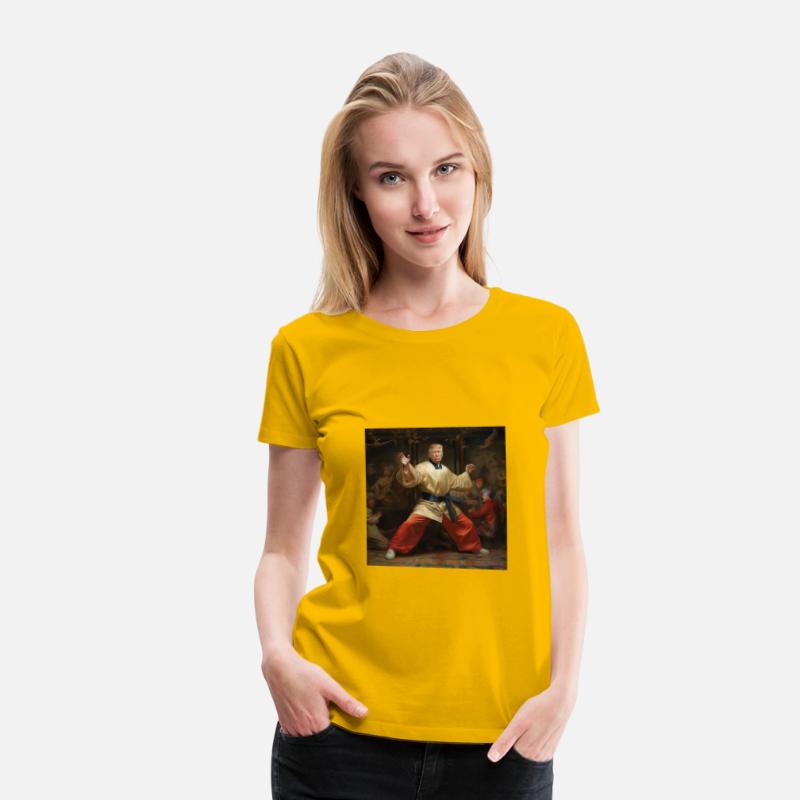 Trump as Shaolin monk - Tshirt Design