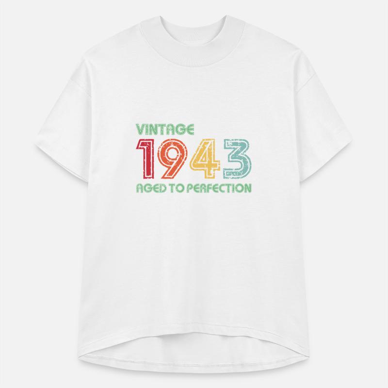 Vintage 1943 Aged To Perfection 80th Birthday Gift