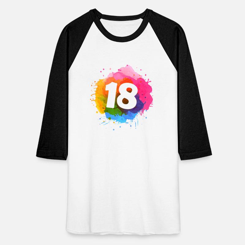 18th Birthday Color Paint Splash Birthday Party |