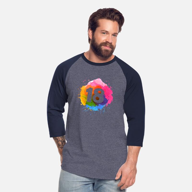 18th Birthday Color Paint Splash Birthday Party |