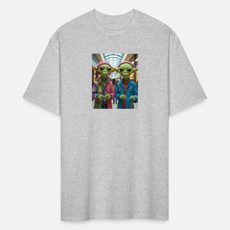 2 FUNNY ALIENS TRYING TO BLEND IN AT THE MALL 4