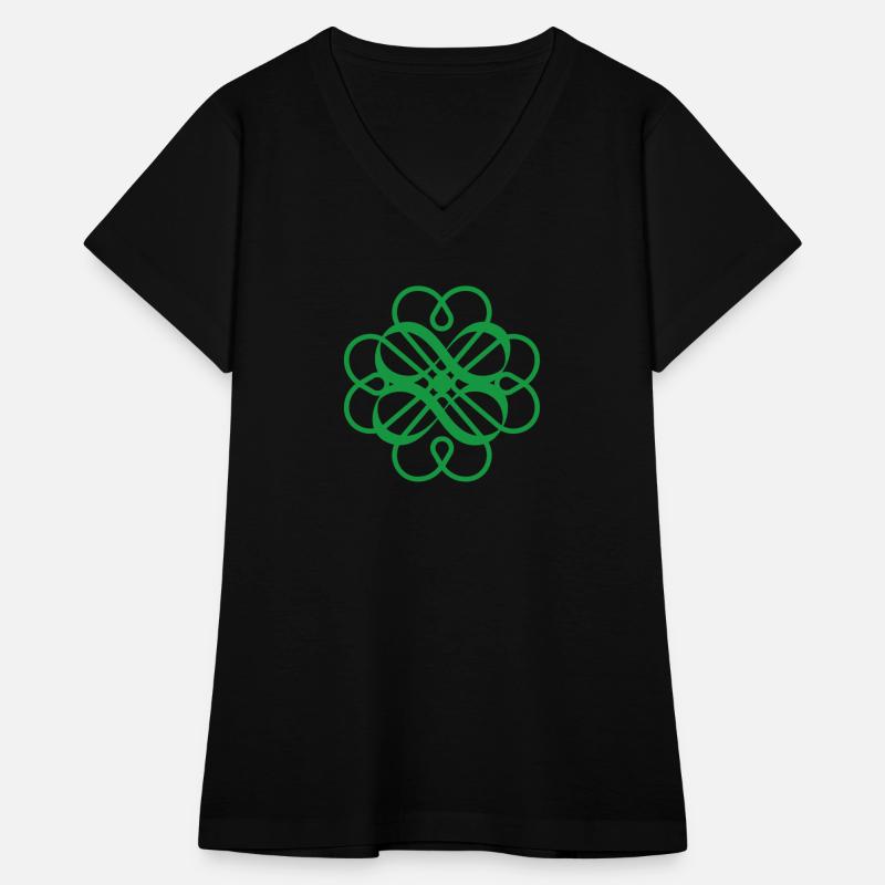 4 Heart Clover Double Infinity Lucky Symbol