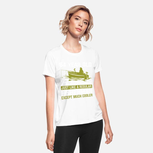 64 Year Old Fisherman Fishing Rod 64 Angler