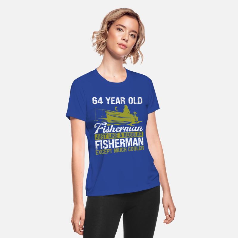 64 Year Old Fisherman Fishing Rod 64 Angler