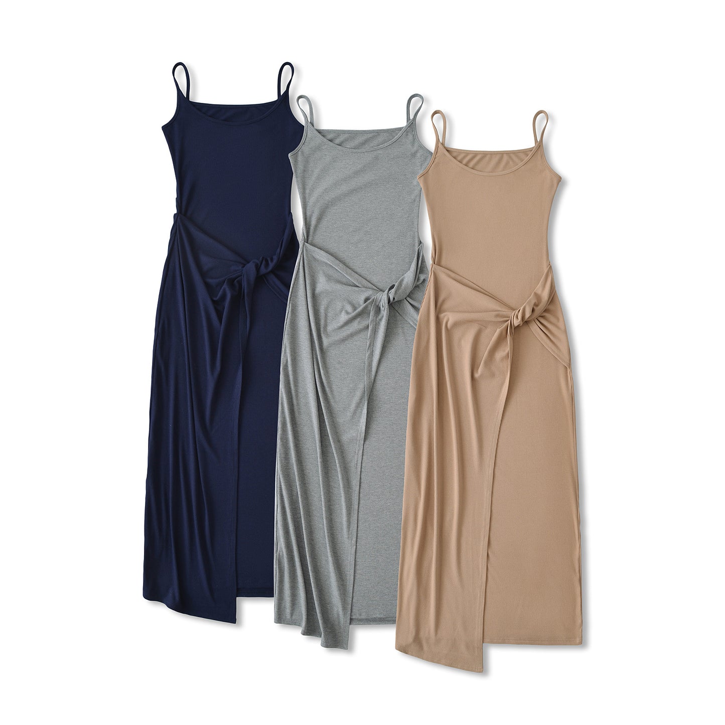 Slim waist twisted dress