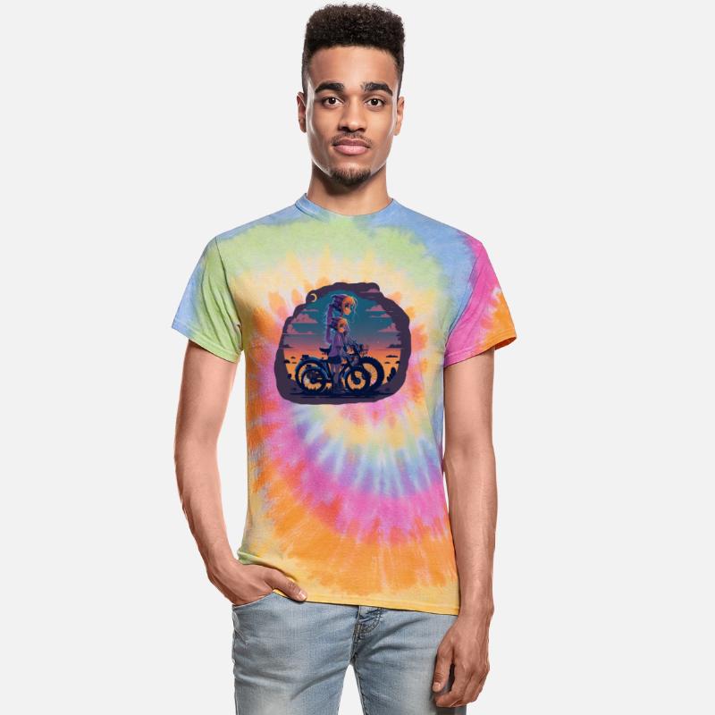 A cute girl riding a bicycle