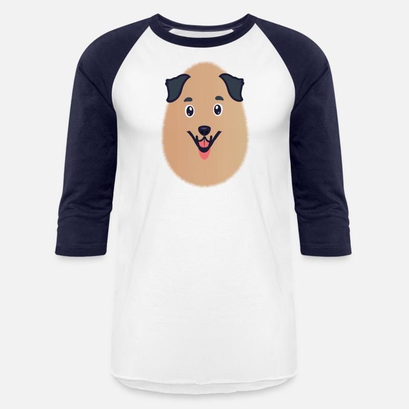 A dog in the egg - an egg merged with a cute puppy