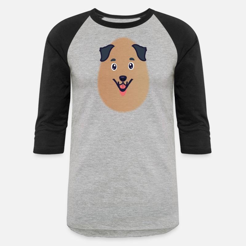 A dog in the egg - an egg merged with a cute puppy