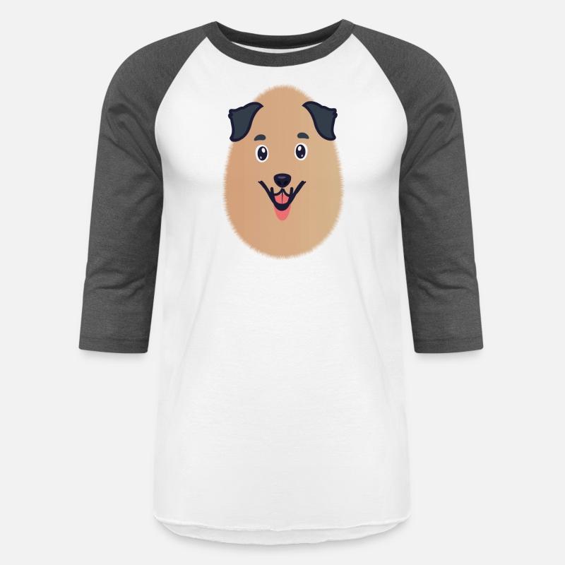 A dog in the egg - an egg merged with a cute puppy