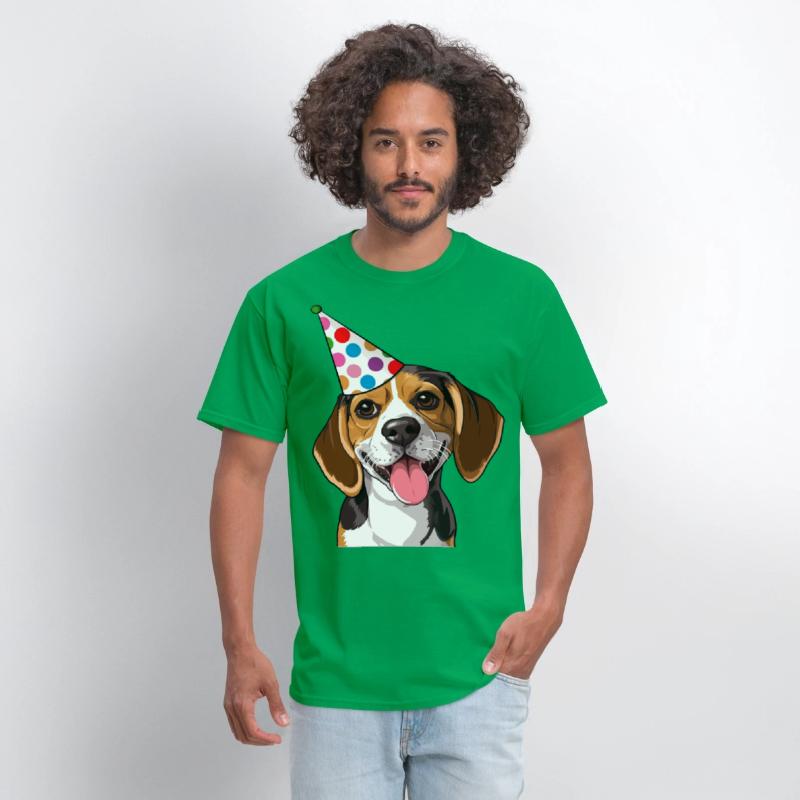 A happy dog celebrating in a dog club occasions