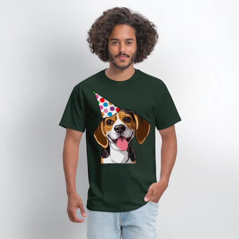 A happy dog celebrating in a dog club occasions