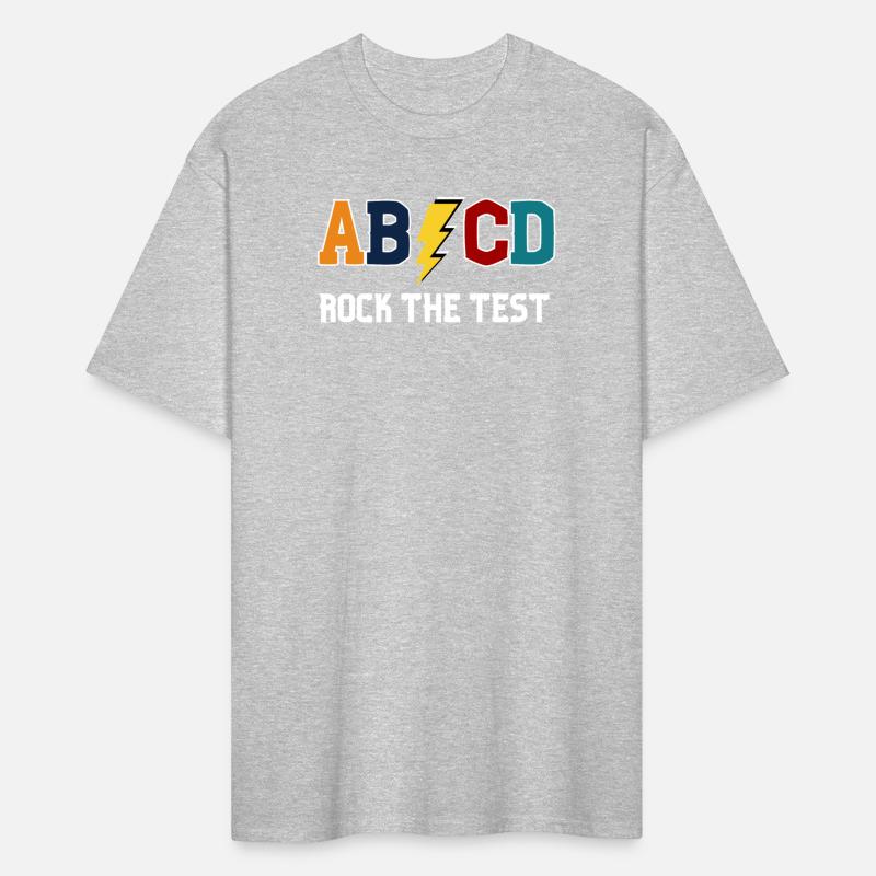 ABCD Rock The Test Funny Metal Teacher Student
